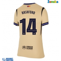 Barcelona Marcus Rashford #14 Gostujuci Dres za Ženska 2025-26 Kratak Rukav